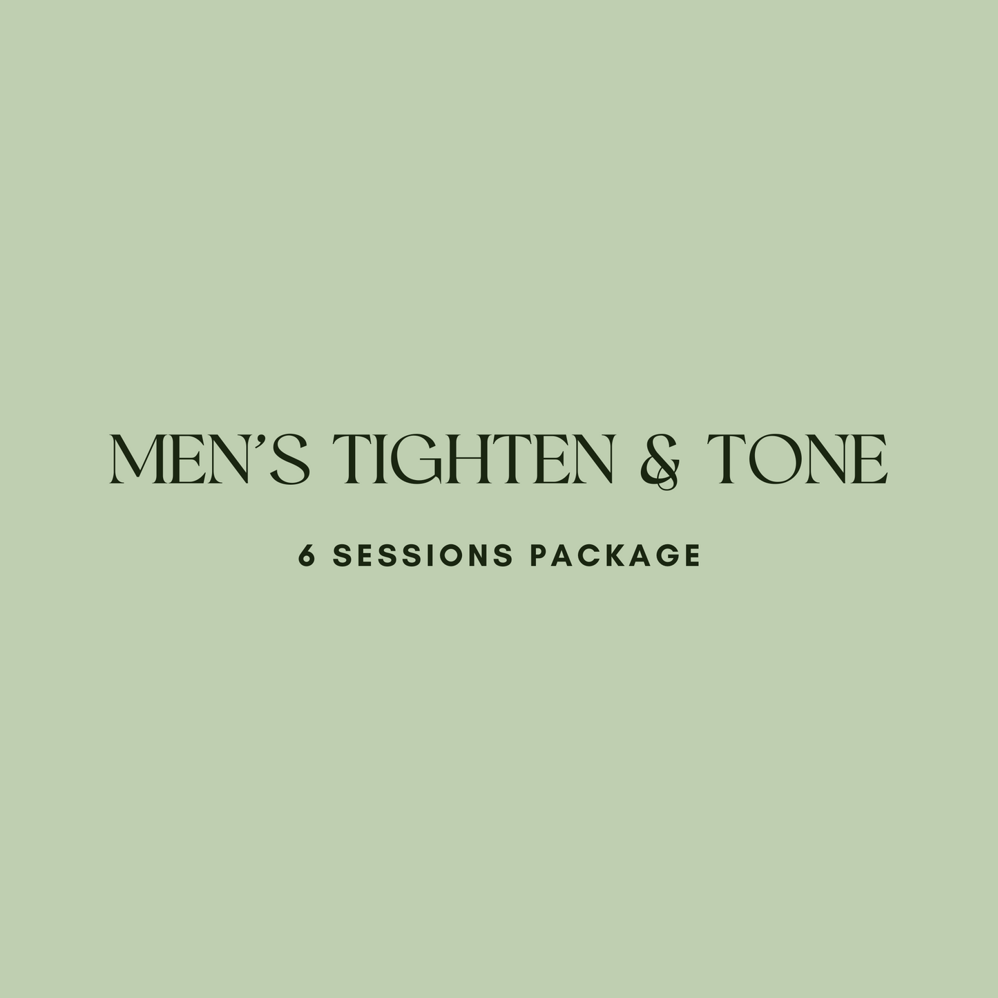 Men's Tighten and Tone - 6 Sessions
