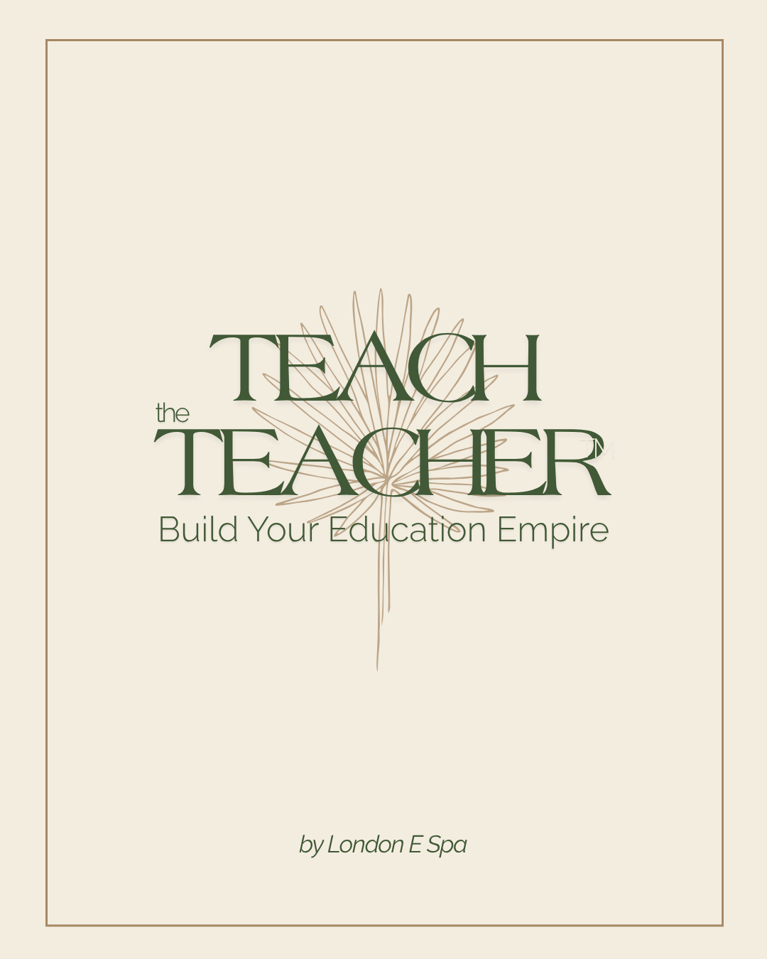 Teach the Teacher™ Certification Program