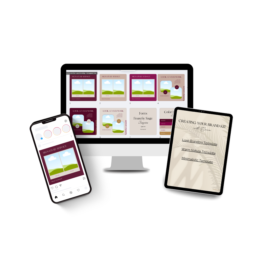 Canva Brand Kit Tutorial + Free Templates
