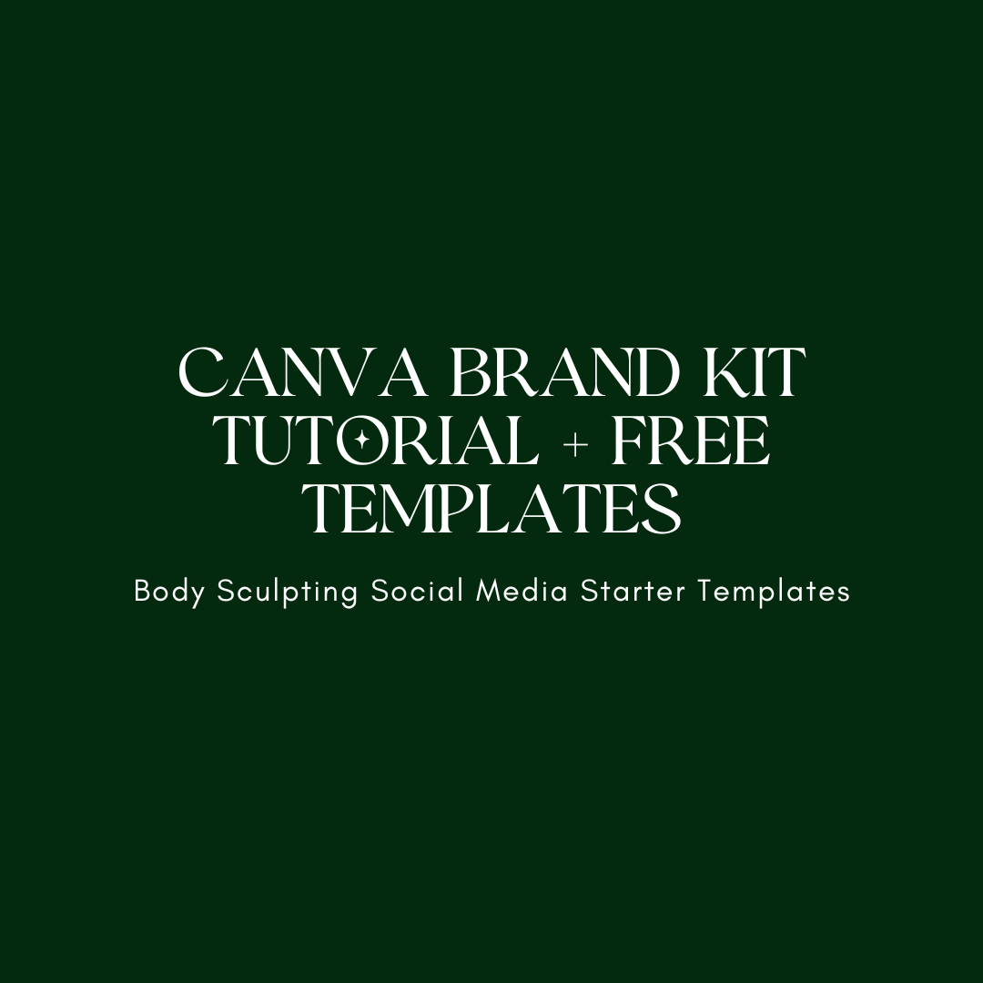 Canva Brand Kit Tutorial + Free Templates