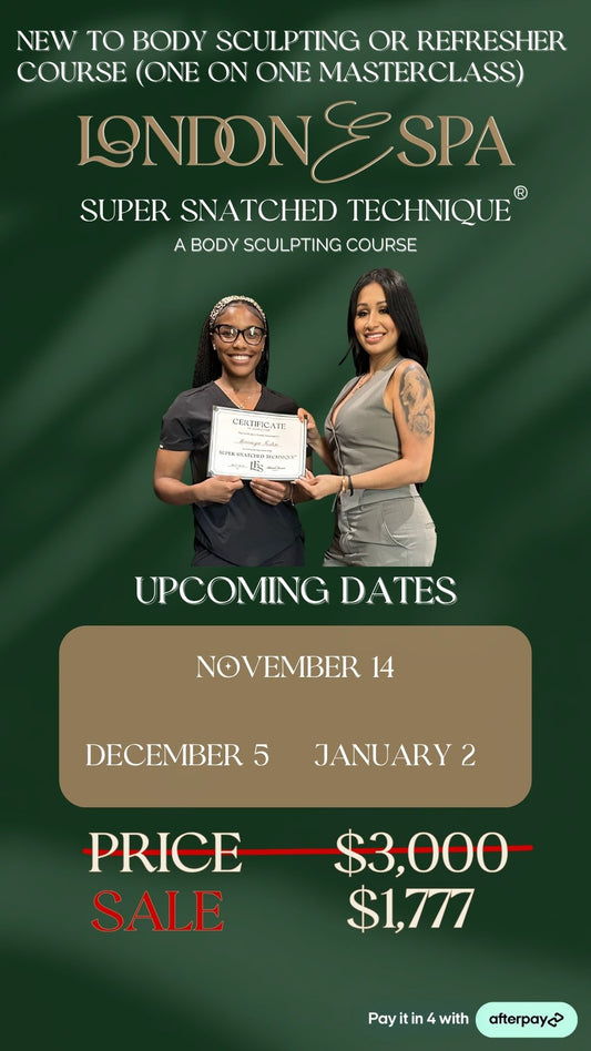 One-On-One Masterclass Body Sculpting Certification or Refresher Class (In-Person or Online) - 6hrs